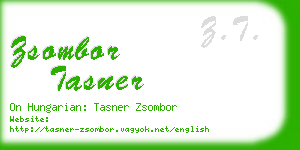 zsombor tasner business card